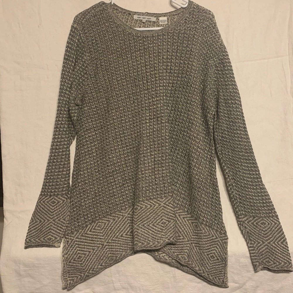 Crew Neck Knit Oversized Sweater